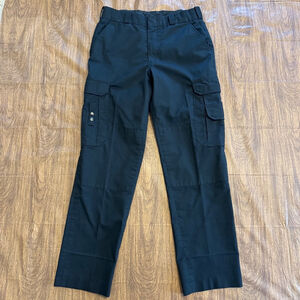 Men's Elbeco Cargo Tactical Pants 36R Black EMT Comfort Grip Waistband